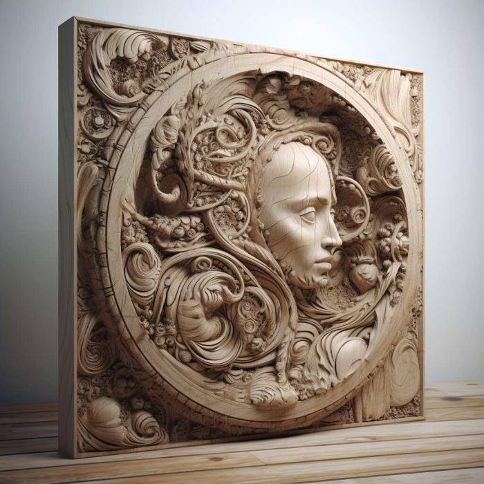 نموذج ثلاثي الأبعاد لآلة CNC 3D Art 